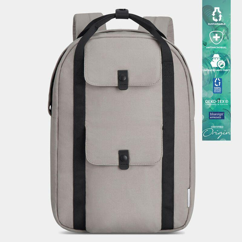 Travelon Backpacks Driftwood Travelon Origin Sustainable Antimicrobial Anti-Theft Daypack