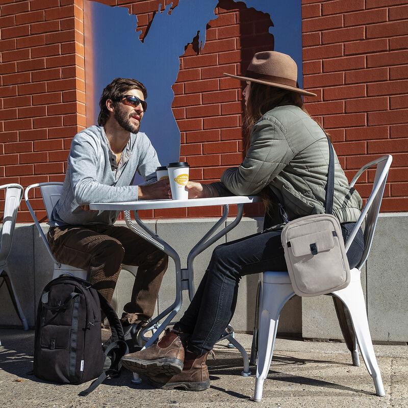Travelon Backpacks Driftwood Travelon Origin Sustainable Antimicrobial Anti-Theft Daypack