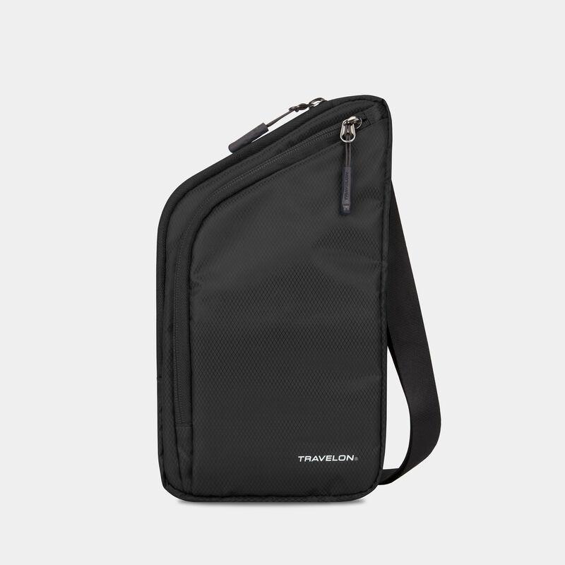 Travelon Cross-Body Bag Black Travelon World Travel Essentials Slim Crossbody Bag