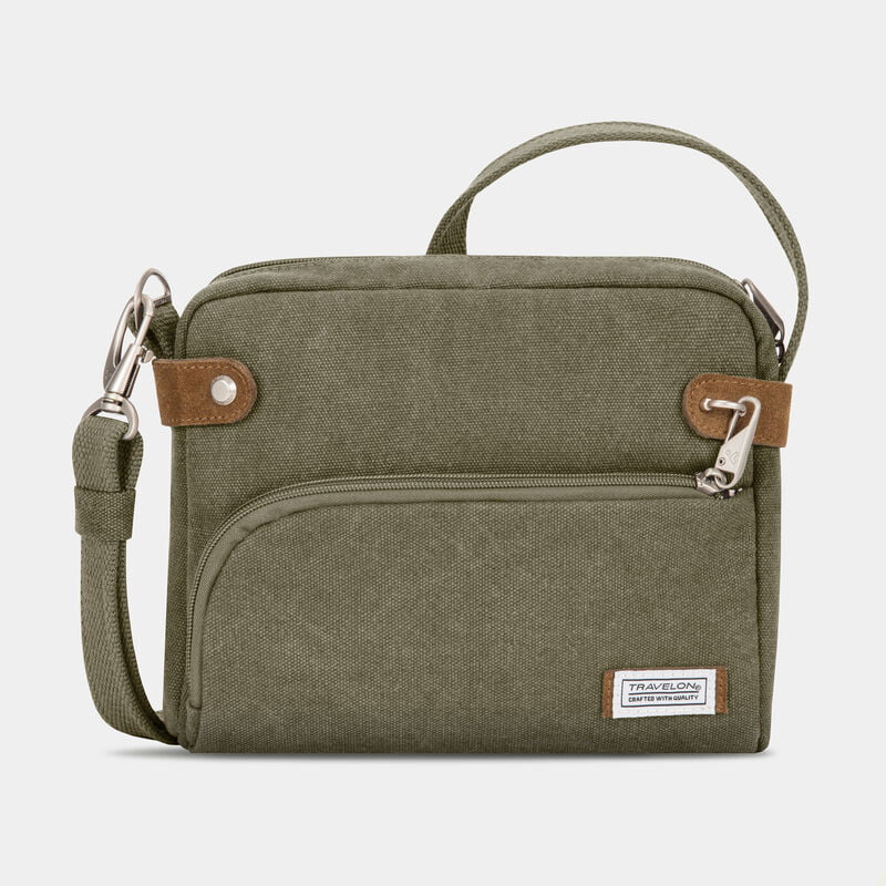 Travelon Cross-Body Bag Sage Travelon Anti-Theft Heritage Crossbody