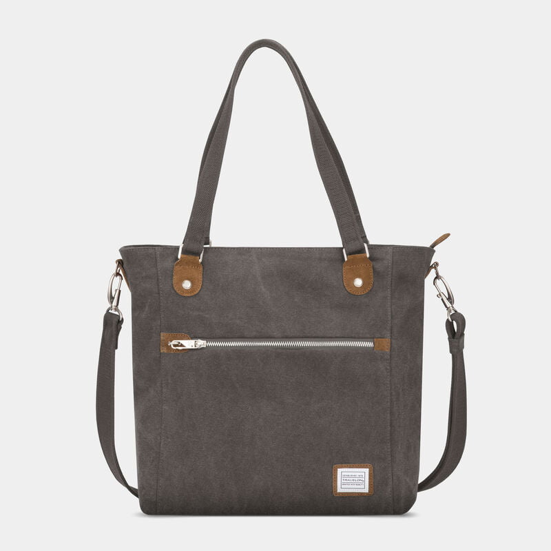 Travelon Tote Bag Pewter Travelon Anti-Theft Heritage Tote