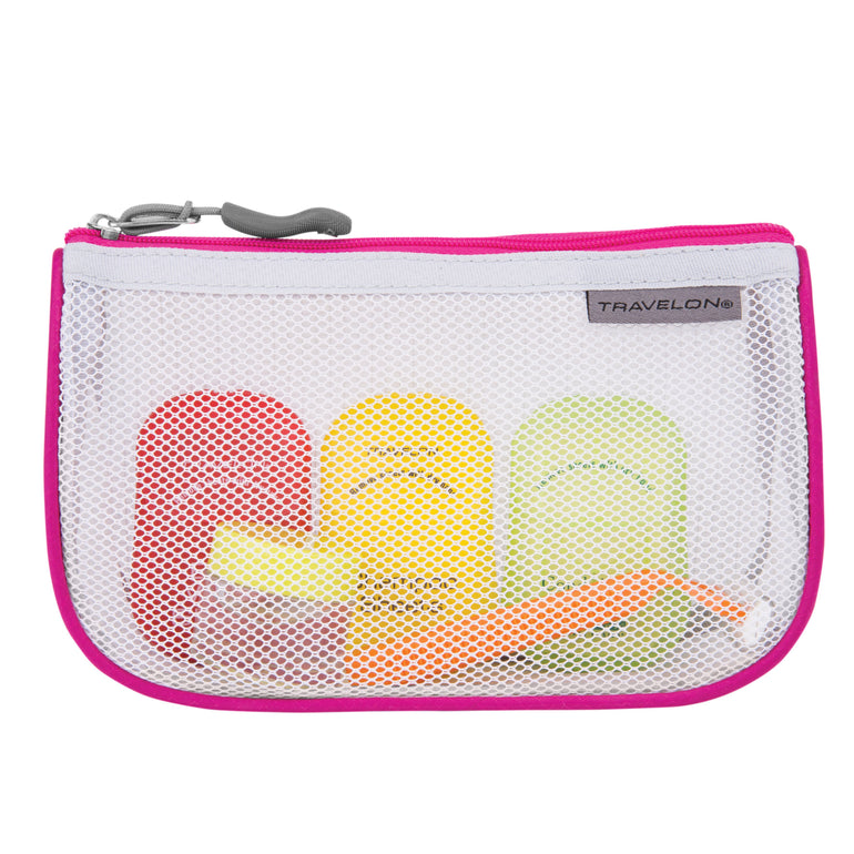 Travelon Travel Accessories Travelon Set of 3 Assorted Piped Pouches