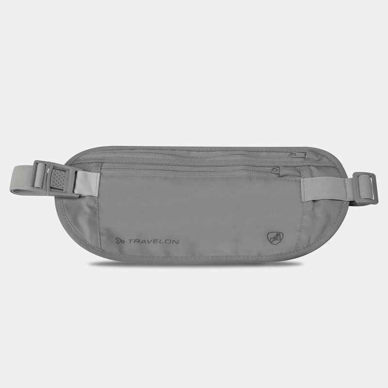 Travelon Waist Pouches Gray Travelon RFID Blocking Undergarment Waist Pouch