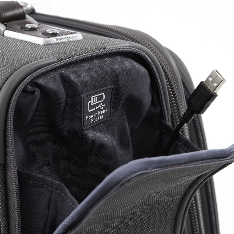 Travelpro Luggage Travelpro Platinum Elite 20 Inch Expandable Business Plus Carry-On Spinner